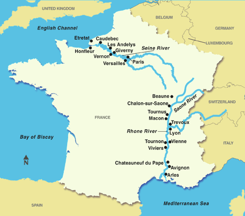 France River Map